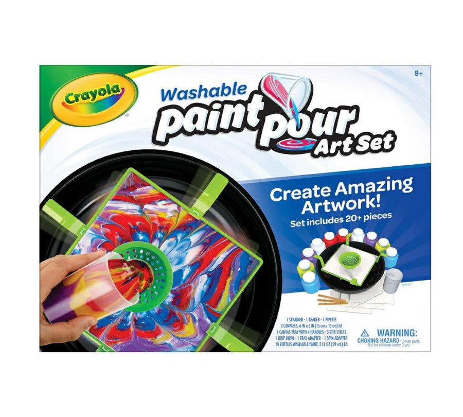 Crayola 04-1041 Washable Paint Pour Art Set | * Clearance