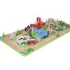 Melissa & Doug Classic Railway Wooden Train Set | * Clearance