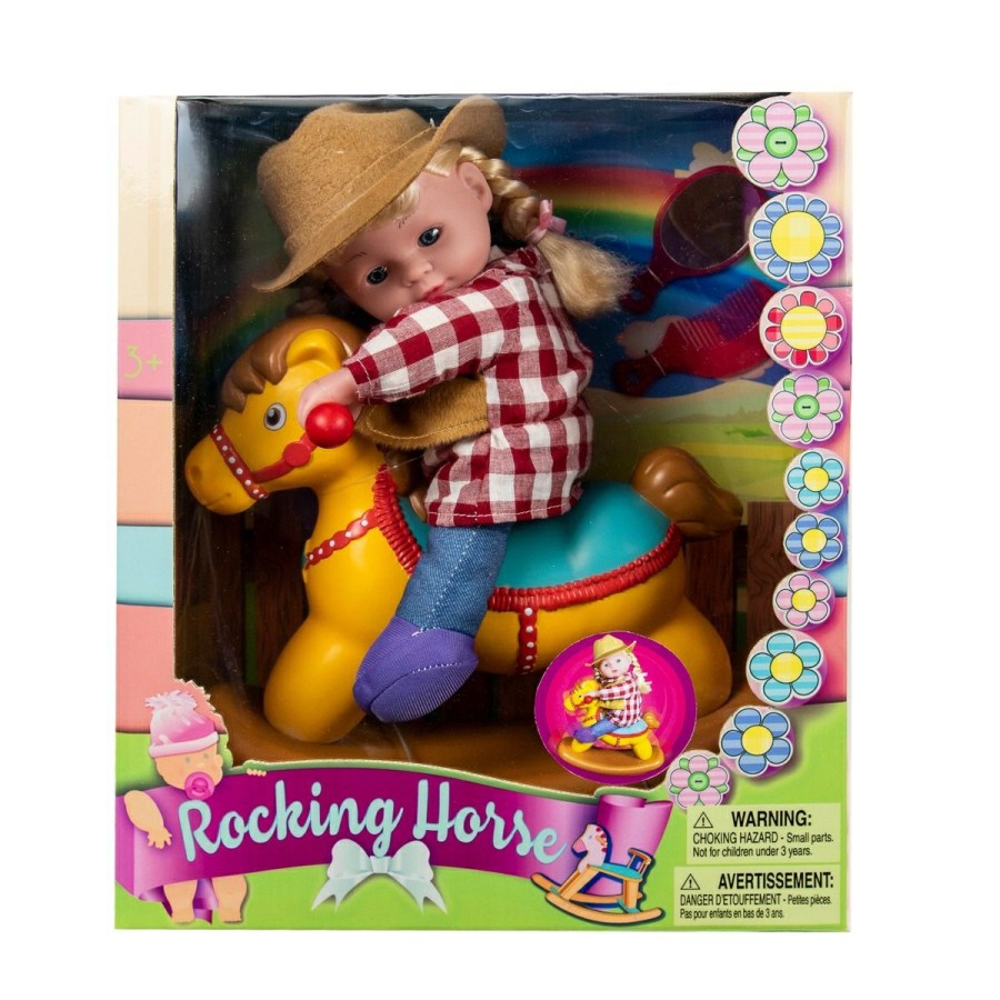 Country Doll On Rocking Horse, 13 | * Clearance