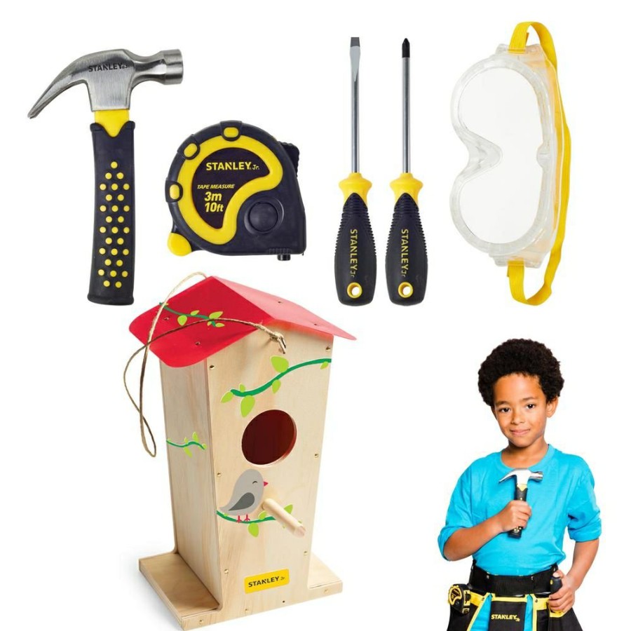 Stanley Jr. Diy Tall Birdhouse Kit And 5-Pc. Tool Set | * Best