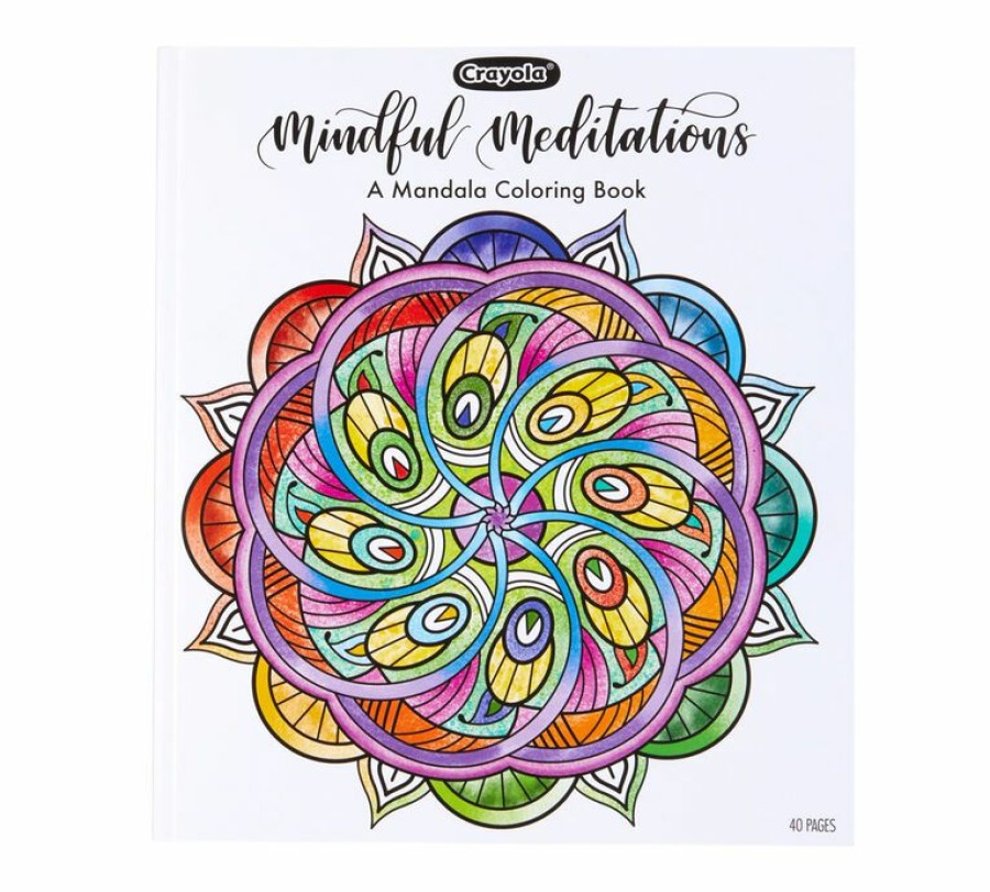 Crayola Mindful Meditations Mandala Adult Coloring Book | * Best