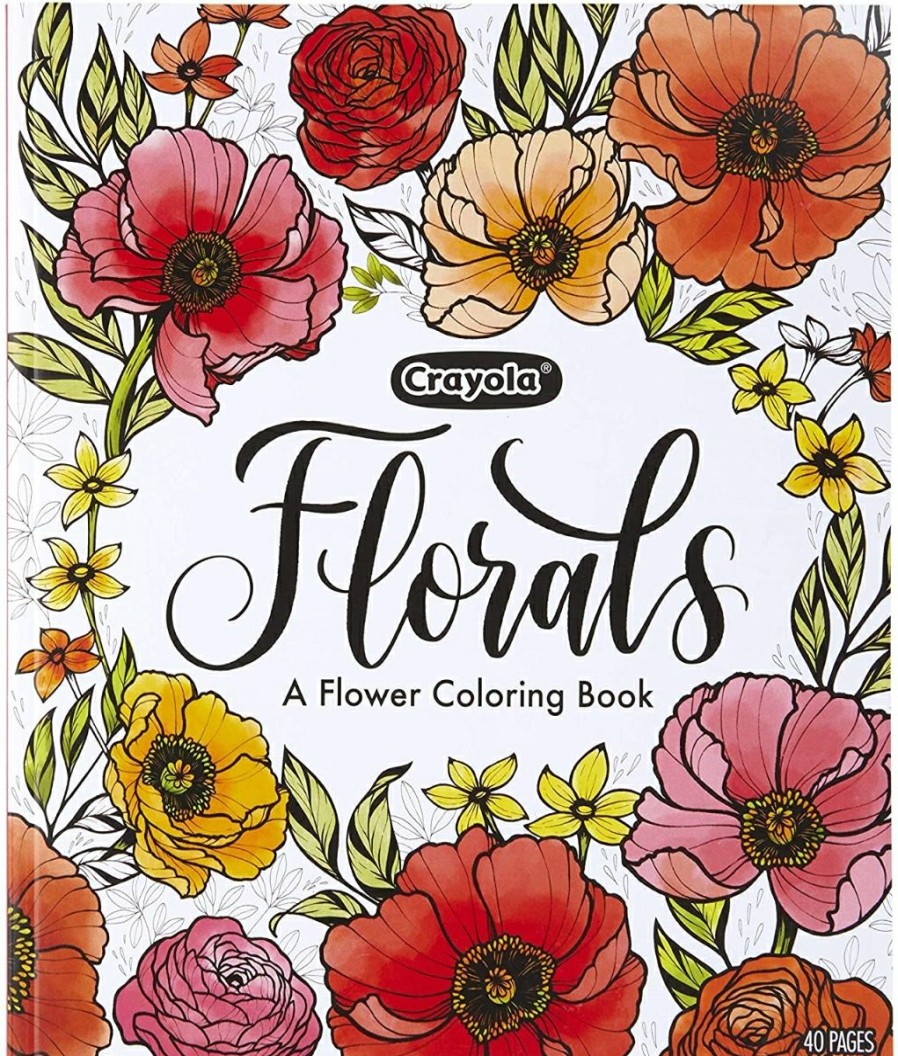 Crayola Colors In Bloom Adult Coloring Book | * Hot