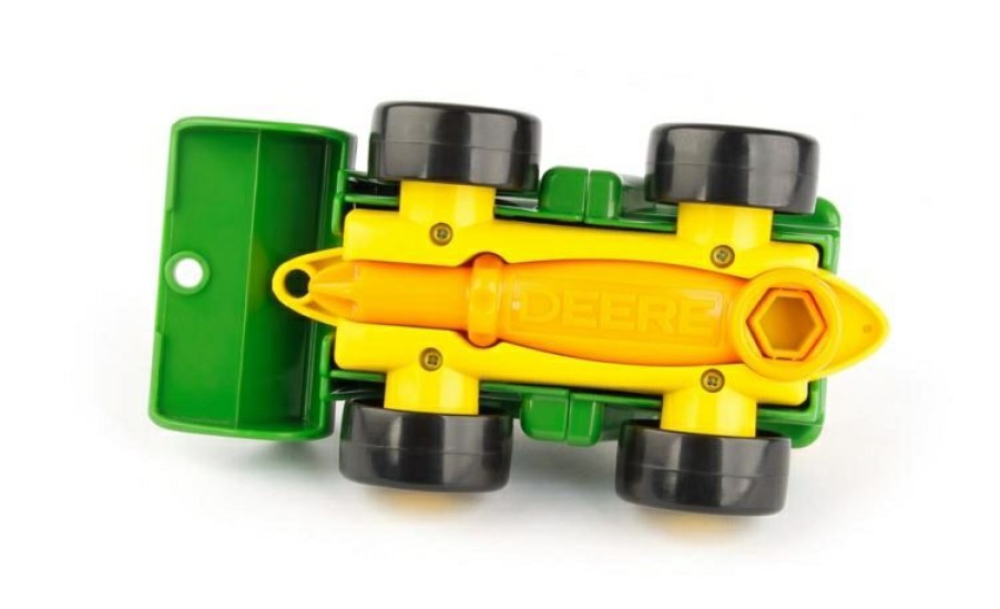 Tomy 47209 John Deere Build-A-Buddy Bonnie Scoop Tractor With Wagon ...