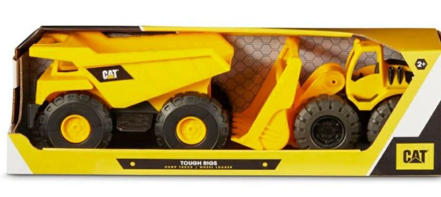 Cat Tough Rigs 2-Pack Dump Truck & Wheel Loader | * Clearance