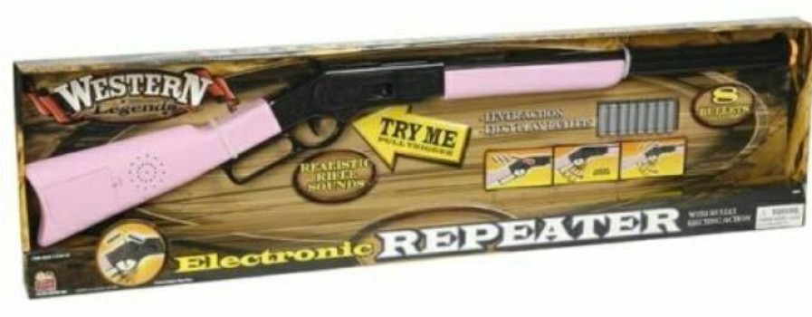 Kidz Toyz Western Legends Pink Electronic Repeater Rifle | * Hot